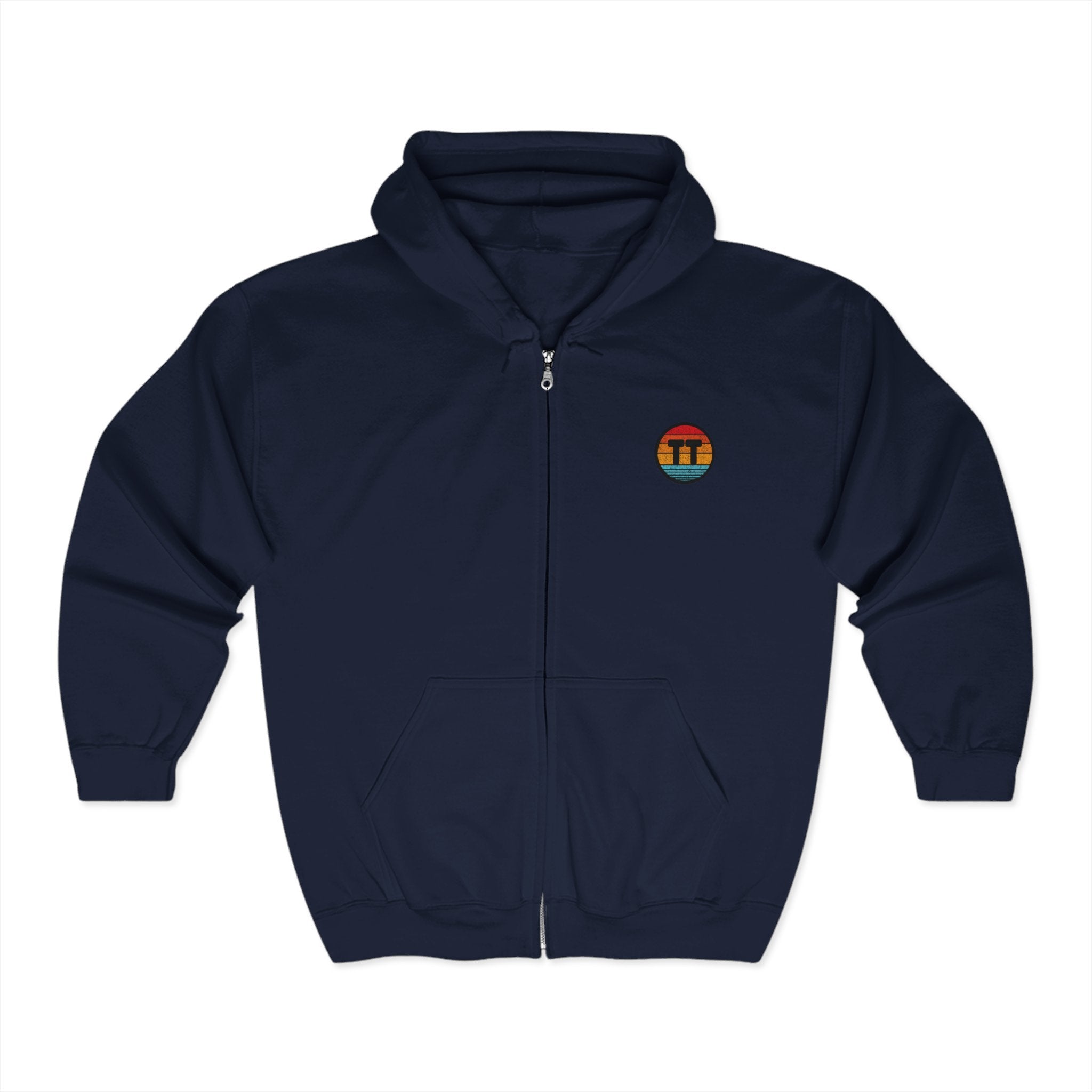 TransTape DISCREET Zip Hooded Logo Sweatshirt