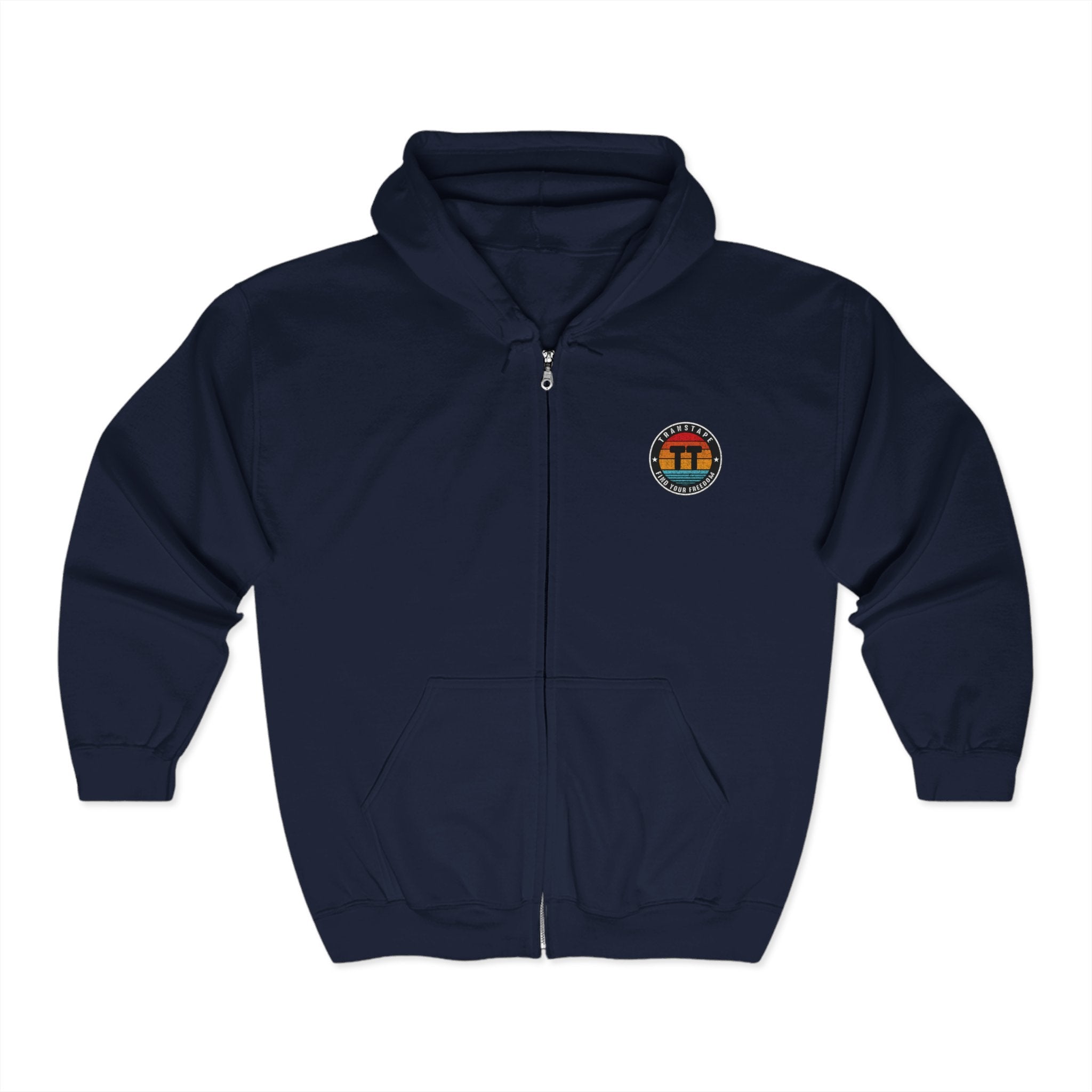 TransTape Find Your Freedom Zip Hooded Logo Sweatshirt